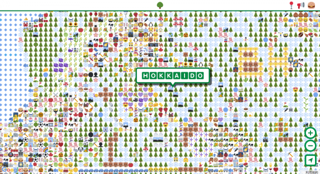 GREEN EMOJI MAP